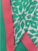 Zwillingsherz Sjaal groen/roze - (L)200 x (B)95 cm
