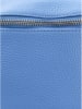 Zwillingsherz Skórzana torebka w kolorze niebieskim - 23 x 14 x 7 cm
