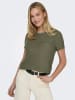 ONLY Koszulka "Sunny" w kolorze khaki