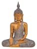G. Wurm Decoratief figuur "Buddha" goudkleurig - (B)23 x (H)32 x (D)12 cm