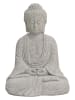 G. Wurm Decoratief figuur "Buddha" grijs - (B)13 cm