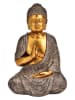 G. Wurm Decoratief figuur "Buddha" goudkleurig - (B)15 x (H)23 x (D)13 cm