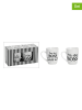 G. Wurm 2er-Set: Kaffeetasse "Boss" in Weiß/ Schwarz - 250 ml