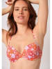 Skiny Bikini-Oberteil in Orange/ Rosa