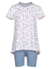 Skiny Pyjama in Rosa/ Blau