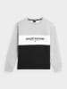 4F Sweatshirt grijs/zwart/wit