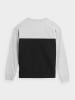 4F Sweatshirt in Grau/ Schwarz/ Weiß