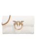 Pinko Leder-Umhängetasche in Weiß - (B)19 x (H)10 x (T)4 cm
