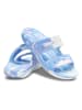 Crocs Slippers "Classic" blauw/wit