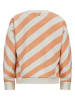 Retour Sweatshirt in Creme/ Orange