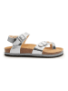 Mandel Sandalen zilverkleurig