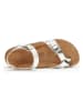Mandel Sandalen in Silber