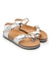 Mandel Sandalen zilverkleurig