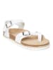 Mandel Sandalen in Weiß
