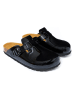 Mandel Clogs in Schwarz