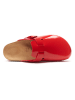 Mandel Clogs in Rot