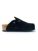Mandel Skórzane chodaki w kolorze czarnym