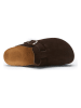 Mandel Skórzane chodaki w kolorze brązowym