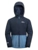 Jack Wolfskin Regenjacke "Rainy Days" in Dunkelblau/ Blau