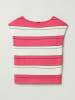 STEFANEL Koszulka w kolorze różowo-kremowym
