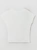 STEFANEL Shirt in Weiß/ Lila/ Gelb