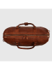 I MEDICI FIRENZE Skórzana torba podróżna w kolorze jasnobrązowym - 51 x 27 x 25,5 cm