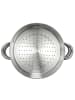 COOK CONCEPT Edelstahl-Dampftopf mit Deckel in Silber - Ø25,5 cm