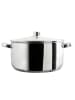 COOK CONCEPT Roestvrijstalen kookpan met deksel zilverkleurig - Ø 26 cm