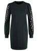 TAIFUN Sukienka dresowa w kolorze czarnym