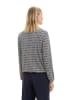 Tom Tailor Blouse donkerblauw/wit