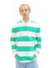 Tom Tailor Koszulka polo w kolorze zielono-białym