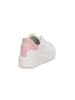Guess Shoes Leder-Sneakers in Weiß/ Rosa