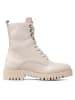 Guess Shoes Leder-Boots in Creme
