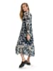 CARTOON Kleid in Grau/ Dunkelblau