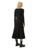 Ilse Jacobsen Sukienka dzianinowa w kolorze czarnym