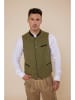 Heimatglück Gebreid gilet "Markus" donkergroen