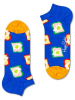Happy Socks Skarpety "Toast low" w kolorze niebieskim ze wzorem