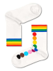 Happy Socks 3-delige geschenkset wit/meerkleurig