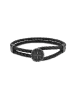 Fynch Hutton Leder-Armband in Schwarz