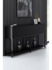 Evila Sideboard "Lord" zwart - (B)150 x (H)80 x (D)30 cm