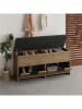 Evila Schuhschrank "Cove" in Braun - (B)106 x (H)50 x (T)34 cm