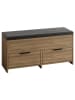 Evila Schuhschrank "Cove" in Braun - (B)106 x (H)50 x (T)34 cm