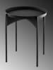 Evila Bijzettafel zwart - (H)57 x Ø 44 cm