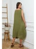 Joséfine Leinen-Kleid in Khaki