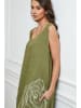 Joséfine Leinen-Kleid in Khaki