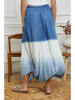 Fleur de Lin Linnen rok blauw/wit