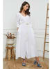 Joséfine Leinen-Jumpsuit "Besorla" in Weiß
