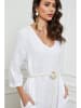 Joséfine Linnen jumpsuit "Besorla" wit