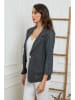 Fleur de Lin Blazer antraciet