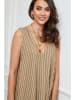 Joséfine Leinen-Kleid in Beige